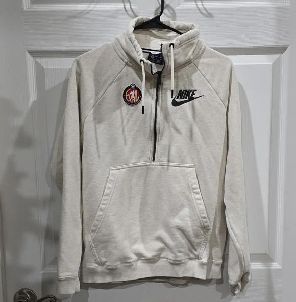 Nike Quarter Zip Oatmeal Medium - Picture 2 of 11